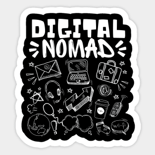 Digital Nomad - Remote worker Sticker